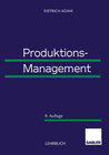 Buchcover Produktions-Management