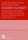 Buchcover Soziales Europa?