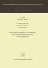 Buchcover Neurologische Reaktionen als Parameter der urämischen Intoxikation sowie der Dialysequalität