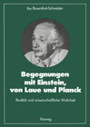 Buchcover Begegnungen mit Einstein, von Laue und Planck