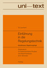 Buchcover Einführung in die Regelungstechnik