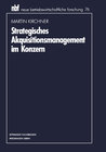 Buchcover Strategisches Akquisitionsmanagement im Konzern