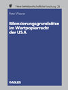 Buchcover Bilanzierungsgrundsätze im Wertpapierrecht der U.S.A.
