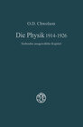 Buchcover Die Physik 1914–1926
