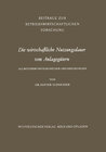 Buchcover Die wirtschaftliche Nutzungsdauer von Anlagegütern