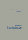 Buchcover Handbuch der Gesellschaftsverträge in Personalgesellschaften