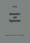 Buchcover Automation und Organisation
