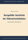 Buchcover Kurzgefaßte Geschichte der Volkswirtschaftslehre