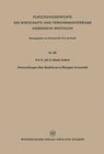 Buchcover Untersuchungen über Reaktionen in flüssigem Ammoniak