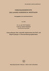 Buchcover Untersuchungen über rationelle Arbeitsweisen bei Preß- und Bügelvorgängen in Chemisch-Reinigungsbetrieben