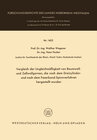 Buchcover Vergleich der Ungleichmäßigkeit von Baumwoll- und Zellwollgarnen, die nach dem Dreizylinder- und nach dem Faserband-Spin