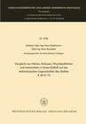 Buchcover Vergleich von Härten, Anlassen, Warmbadhärten und Unterkühlen in ihrem Einfluß auf die technologischen Eigenschaften des