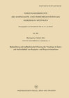 Buchcover Beobachtung und meßtechnische Erfassung der Vorgänge im Spinn- und Aufwindefeld von Ringspinn- und Ringzwirnmaschinen