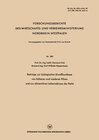 Buchcover Beiträge zur biologischen Eiweißsynthese von höheren und niederen Pilzen und zur alimentären Lebernekrose der Ratte