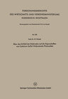 Buchcover Über den Einfluß der Elektroden auf die Eigenschaften von Cadmium-Sulfid-Widerstands-Photozellen