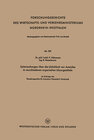 Buchcover Untersuchungen über die Löslichkeit von Azetylen in verschiedenen organischen Lösungsmitteln