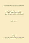 Buchcover Die Wirtschaftsmentalität der westdeutschen Handwerker