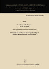 Buchcover Die Beziehung zwischen der Garnungleichmäßigkeit und dem Warenbild textiler Flächengebilde