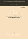 Buchcover Beitrag über den Einfluß von Kornform und Körnung auf die Wirkungsweise von Strahlmitteln