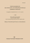 Buchcover Beitrag zur Kennzeichnung der Texturen von Schamottesteinen
