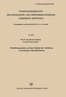 Buchcover Entwicklungsarbeiten auf dem Gebiete der Verhüttung von Erzstaub in Schmelzkammern