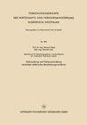 Buchcover Untersuchung und Weiterentwicklung neuartiger elektrischer Bearbeitungsverfahren