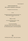 Buchcover Versuch einer Darstellung des Strukturwandels und des Konjunkturverlaufs in der Weltmaschinenausfuhr in die Entwicklungs
