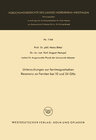Buchcover Untersuchungen zur ferrimagnetischen Resonanz an Ferriten bei 10 und 24 GHz