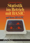 Buchcover Statistik im Betrieb mit BASIC auf dem IBM-PC