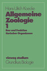 Buchcover Allgemeine Zoologie