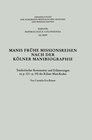 Buchcover Manis Frühe Missionsreisen nach der Kölner Manibiographie