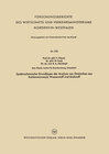 Buchcover Spektrochemische Grundlagen der Analyse von Gemischen aus Kohlenmonoxyd, Wasserstoff und Stickstoff