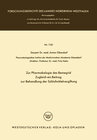 Buchcover Zur Pharmakologie des Bemegrid Zugleich ein Beitrag zur Behandlung der Schlafmittelvergiftung