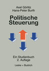 Buchcover Politische Steuerung