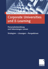 Buchcover Corporate Universities und E-Learning