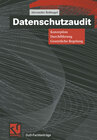 Buchcover Datenschutzaudit