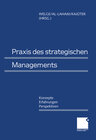 Buchcover Praxis des Strategischen Managements