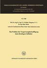 Buchcover Das Problem der Vorgarnvergleichmäßigung beim Streichgarn-Selfaktor
