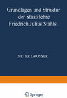 Buchcover Grundlagen und Struktur der Staatslehre Friedrich Julius Stahls