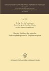 Buchcover Über die Ermittlung der optimalen Trocknungsbedingungen für Ziegeleierzeugnisse