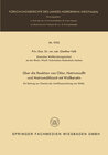 Buchcover Über die Reaktion von Chlor, Natriumsulfit und Natriumdithionit mit Wollkeratin