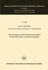 Buchcover Untersuchungen an lederbezogenen Druckrollen für die Streckwerke von Spinnereimaschinen