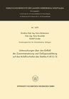 Buchcover Untersuchungen über den Einfluß der Zusammensetzung und Gefügeausbildung auf das Anlaßverhalten des Stahles X 40 Cr 13