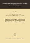 Buchcover Vergleich und Abgrenzung der Einsatzmöglichkeit der Abkantpressen, der Abkantmaschinen und der Profilwalzmaschinen für B