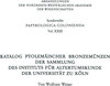 Buchcover Katalog Ptolemäischer Bronzemünzen der Sammlung des Instituts für Altertumskunde der Universität zu Köln