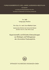 Buchcover Experimentelle und klinische Untersuchungen zur Ätiologie und Pathogenese der chronischen Pyelonephritis