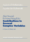 Buchcover Contributions to Several Complex Variables