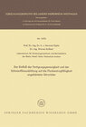 Buchcover Der Einfluß der Fertigungsgenauigkeit und der Schmierfilmausbildung auf die Flankentragfähigkeit ungehärteter Stirnräder
