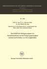 Buchcover Der Einfluß der Wälzgenauigkeit von Verzahnmaschinen auf die Fertigungsgenauigkeit und das Laufverhalten von Stirnradget