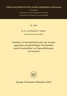 Buchcover Verhalten von Komplexfärbungen und -drucken gegenüber phosphathaltigen Waschmitteln sowie Waschechtheit von Pigmentfärbu